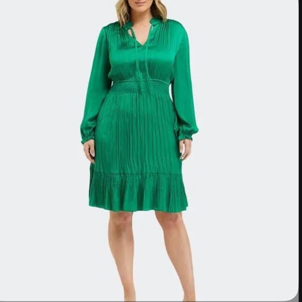 Estelle Nina Shirred Dress 1X